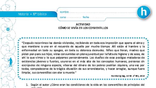 Cómo se vivía en los conventillos Cómo se vivía en los conventillos