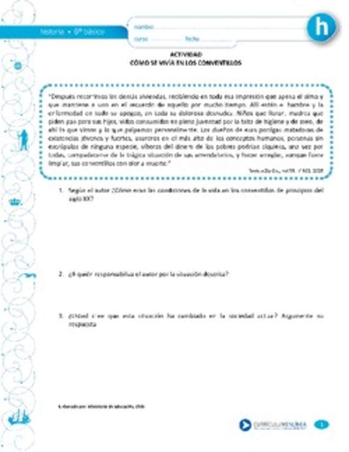 Cómo se vivía en los conventillos Cómo se vivía en los conventillos
