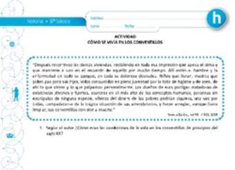 Cómo se vivía en los conventillos Cómo se vivía en los conventillos