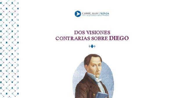 Dos visiones contrarias sobre Diego Dos visiones contrarias sobre Diego