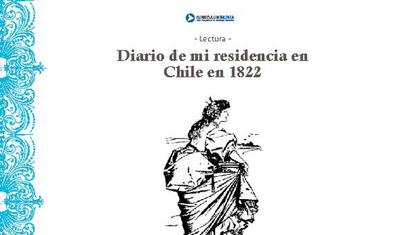 Diario de mi residencia en Chile en 1822 Diario de mi residencia en Chile en 1822