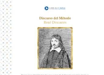Discurso del método. René Descartes Discurso del método. René Descartes