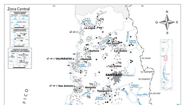 Mapa de la zona Central Mapa de la zona Central