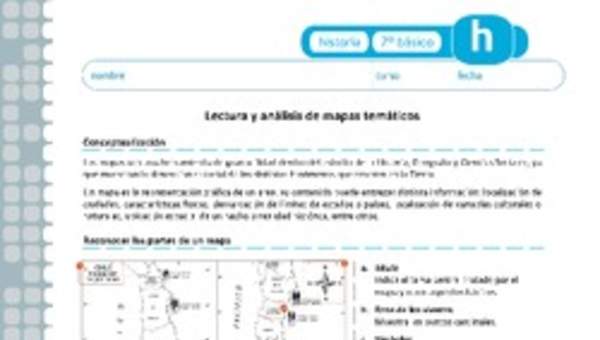 Lectura y análisis de mapas temáticos Lectura y análisis de mapas temáticos