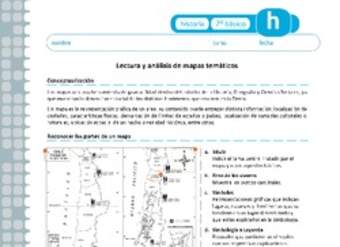 Lectura y análisis de mapas temáticos Lectura y análisis de mapas temáticos