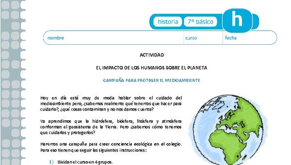 El impacto de los humanos sobre el planeta El impacto de los humanos sobre el planeta