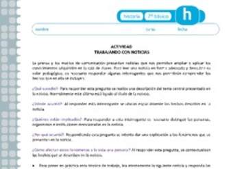 Trabajando con noticias Trabajando con noticias