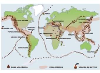 Zona sísmica y volcánica Zona sísmica y volcánica
