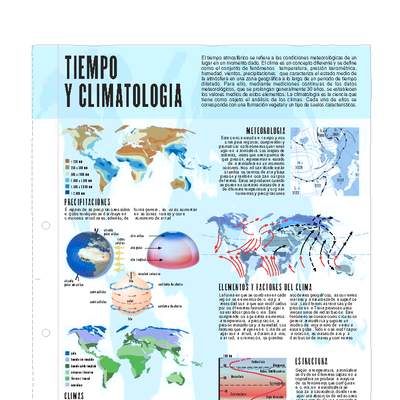 Tiempo y climatología Tiempo y climatología