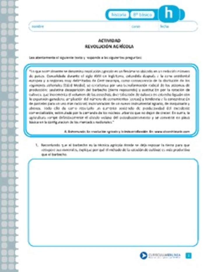 Revolución Agrícola Revolución Agrícola