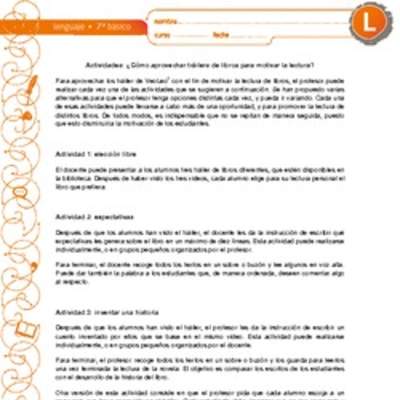 Actividades para motivar la lectura usando trailers Actividades para motivar la lectura usando trailers