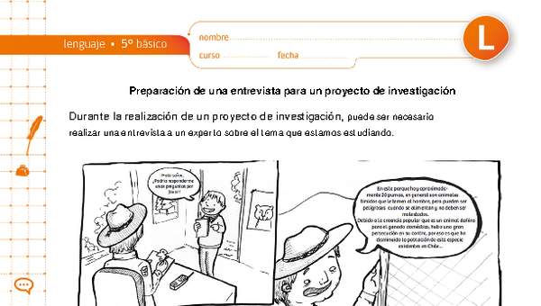 Preparación de una entrevista para un proyecto de investigación Preparación de una entrevista para un proyecto de investigación
