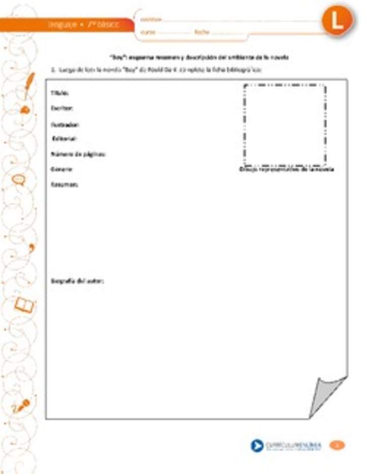 "Boy": esquema resumen y descripción del ambiente de la novela "Boy": esquema resumen y descripción del ambiente de la novela