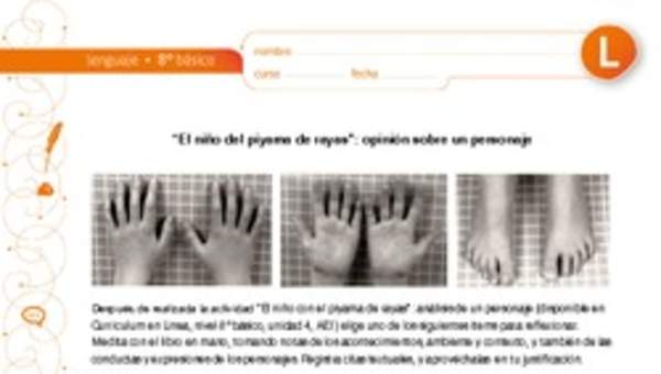 "El niño del piyama de rayas": opinión sobre un personaje "El niño del piyama de rayas": opinión sobre un personaje