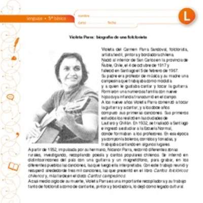 Violeta Parra: biografía de una folclorista Violeta Parra: biografía de una folclorista