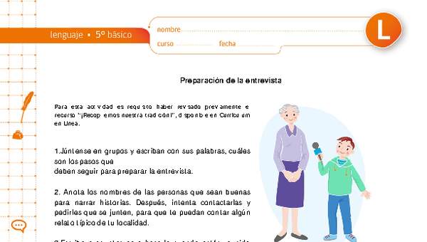 Preparación de la entrevista Preparación de la entrevista