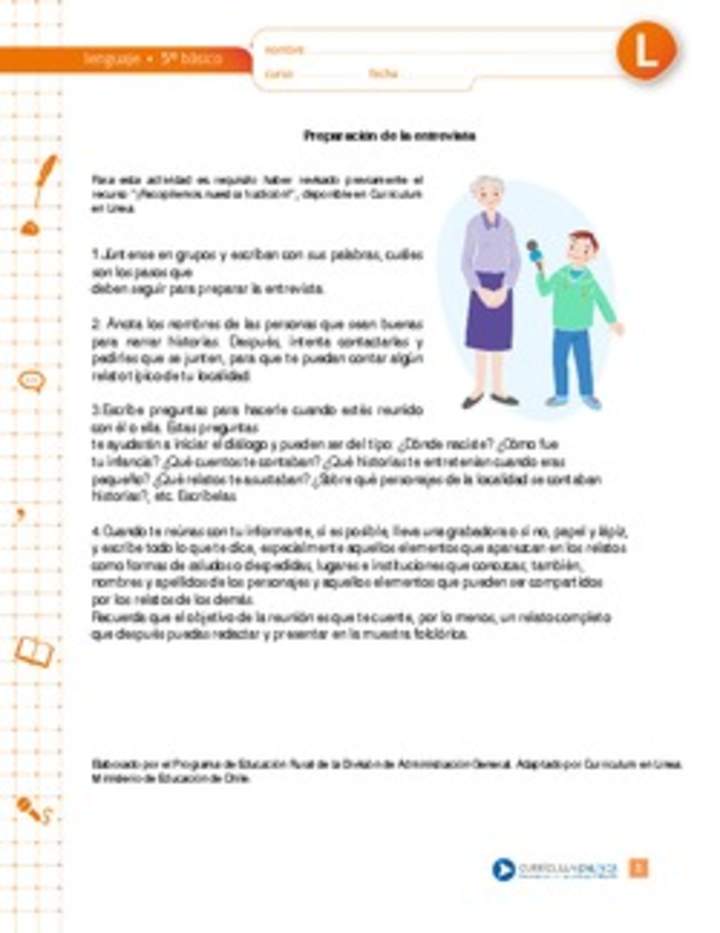 Preparación de la entrevista Preparación de la entrevista