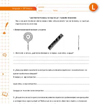 "Los tres hermanos y la vieja bruja": tipos de relaciones "Los tres hermanos y la vieja bruja": tipos de relaciones