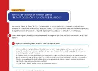 Comparación entre dos cuentos: "El papá de Simón" y "La casa de muñecas" Comparación entre dos cuentos: "El papá de Simón" y "La casa de muñecas"