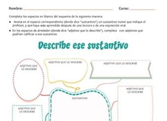 Describe ese sustantivo Describe ese sustantivo