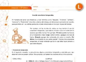 Uso de conectores temporales Uso de conectores temporales