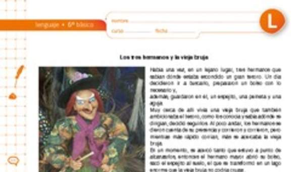 Los tres hermanos y la vieja bruja Los tres hermanos y la vieja bruja