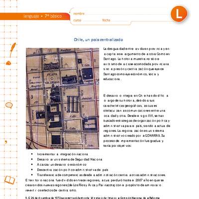 Chile, país centralizado Chile, país centralizado