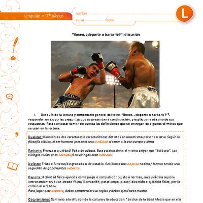 "Boxeo, ¿deporte o barbarie?": discusión "Boxeo, ¿deporte o barbarie?": discusión