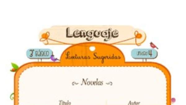 Lecturas sugeridas para la unidad: novelas Lecturas sugeridas para la unidad: novelas