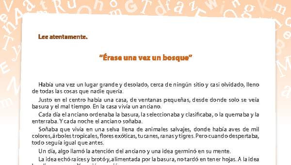 El bosque, nueva versión El bosque, nueva versión