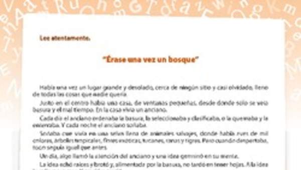 El bosque, nueva versión El bosque, nueva versión