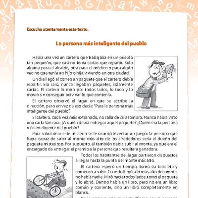 La persona más inteligente del pueblo La persona más inteligente del pueblo