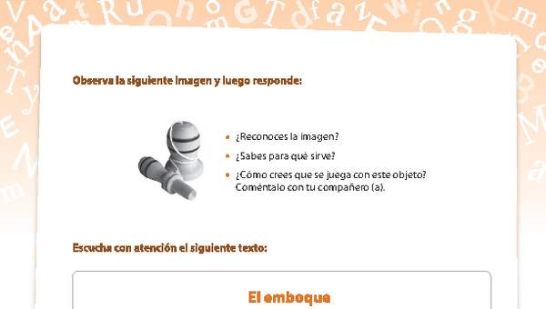 Texto informativo el emboque Texto informativo el emboque