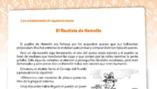 El flautista de Hámelin El flautista de Hámelin