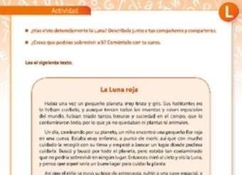 Escritura carta cuidados del planeta