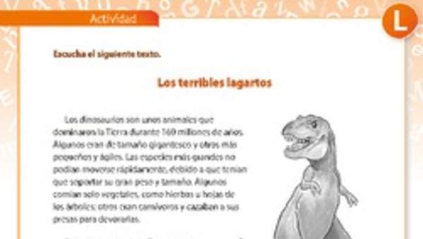 Representación de dinosaurios Representación de dinosaurios