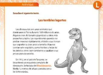 Representación de dinosaurios Representación de dinosaurios