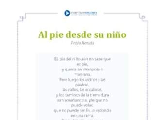 Al pie desde su niño Al pie desde su niño