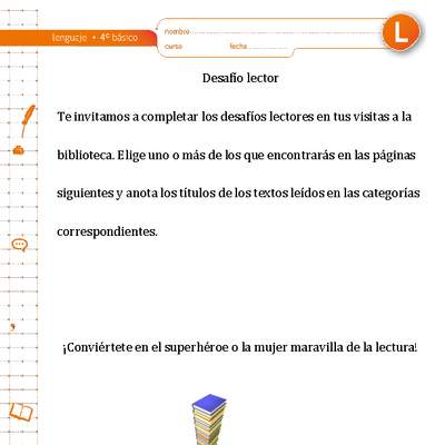 Desafío lector Desafío lector