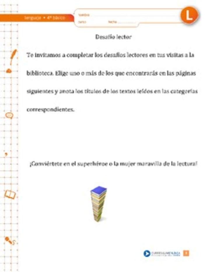 Desafío lector Desafío lector