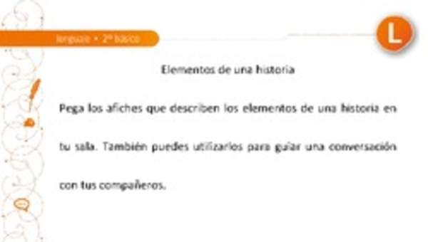 Elementos de una historia Elementos de una historia