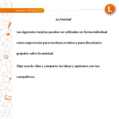 Expresión oral sobre la amistad Expresión oral sobre la amistad