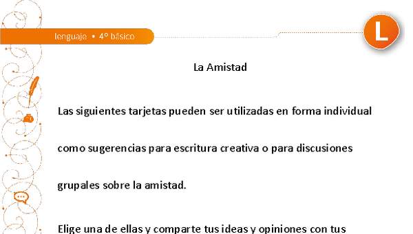 Expresión oral sobre la amistad Expresión oral sobre la amistad