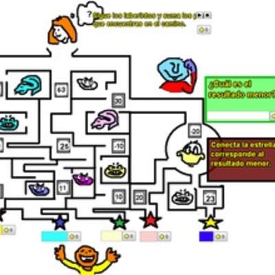 Adiciones y sustracciones en un laberinto Adiciones y sustracciones en un laberinto