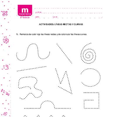Líneas rectas y curvas Líneas rectas y curvas