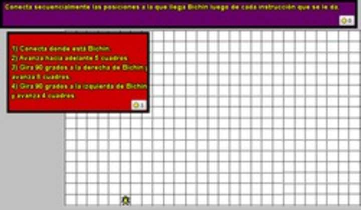 Encontrar el camino que recorre bichin 1 Encontrar el camino que recorre bichin 1