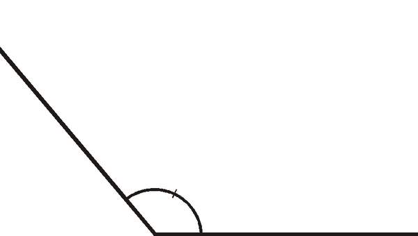 Ángulo obtuso (II) Ángulo obtuso (II)