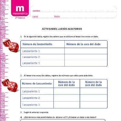 Juegos aleatorios Juegos aleatorios