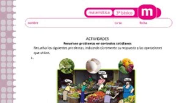 Resuelven problemas en contextos cotidianos Resuelven problemas en contextos cotidianos