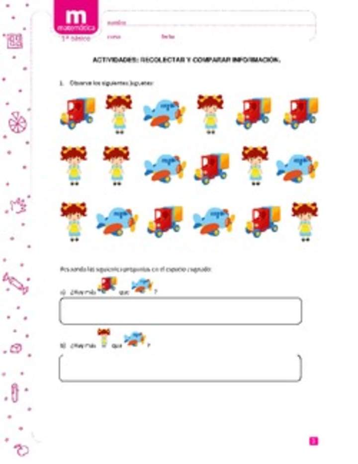 Recolectar y comparar información Recolectar y comparar información